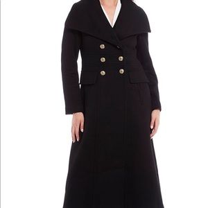 Karl Lagerfeld Paris Military Maxi Coat